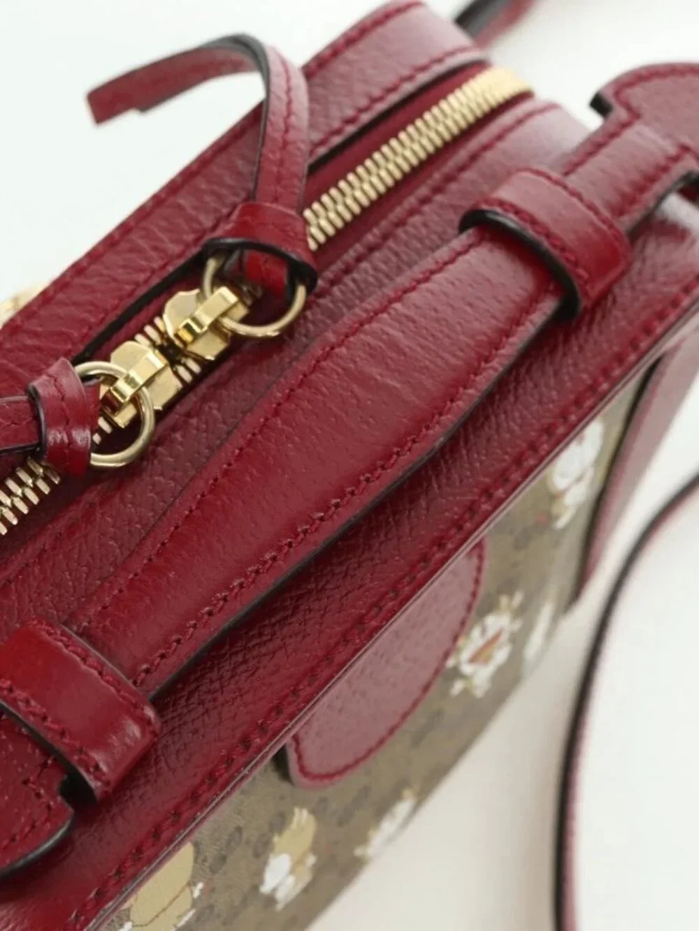 GUCCI Micro GG Supreme Doraemon Collaboration Bag PVC Beige 655596 Auth YKZ1361M